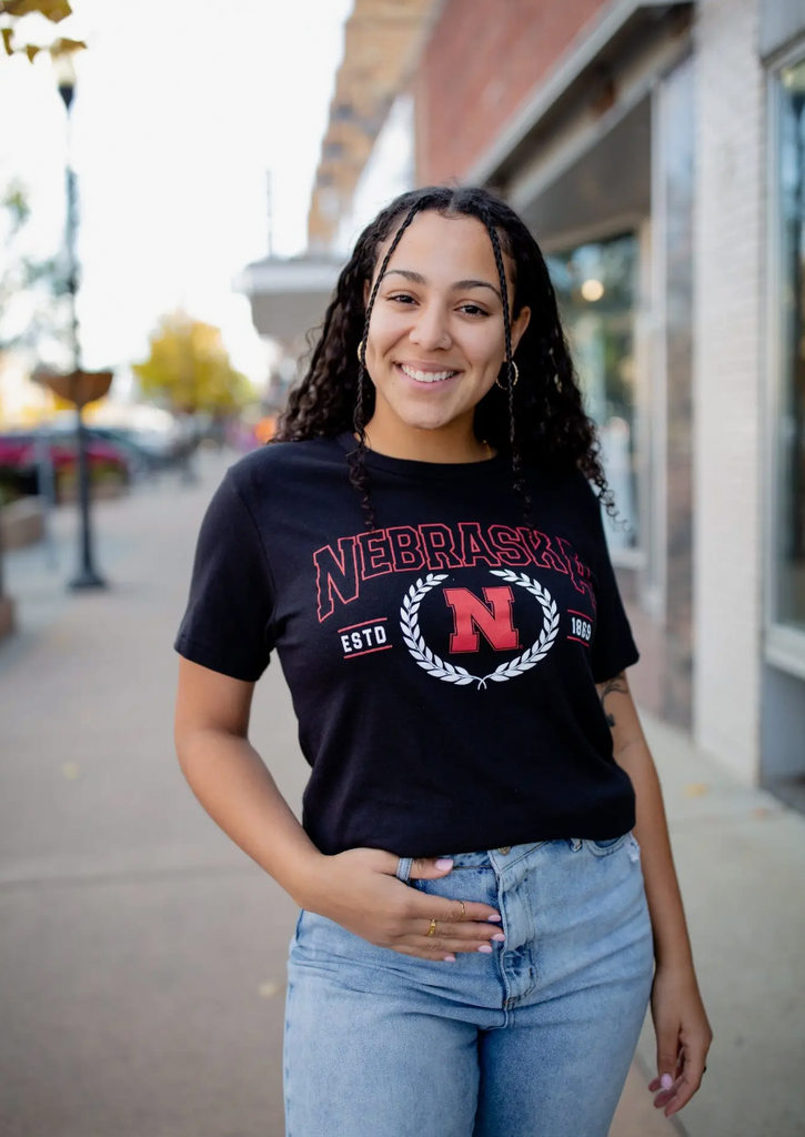 Nebraska Ivy League Short Sleeve T-Shirt