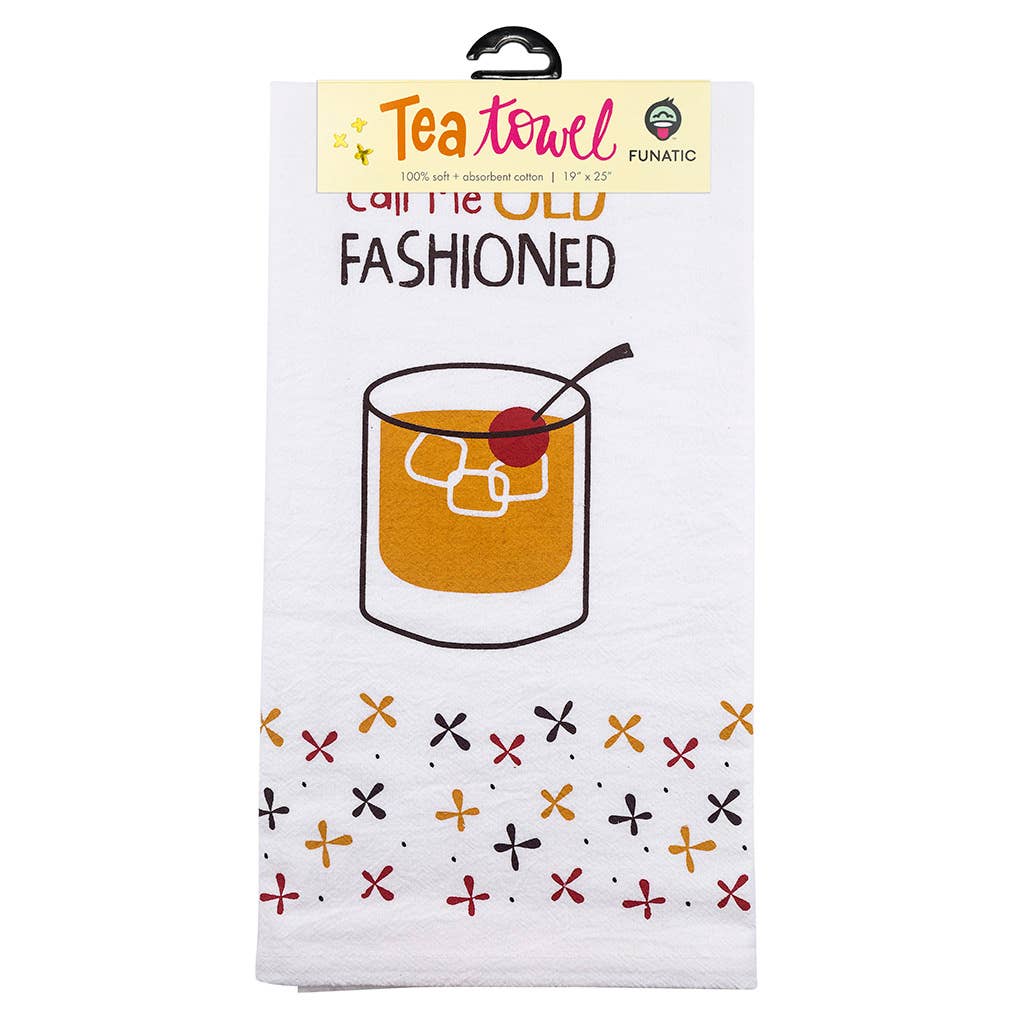 Call Me Old Fashioned Kitchen Tea Towel