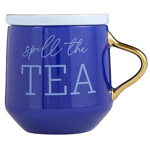 13oz Mug Cstr Lid - Spill Tea