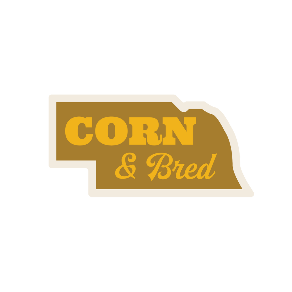 Corn & Bred Sticker