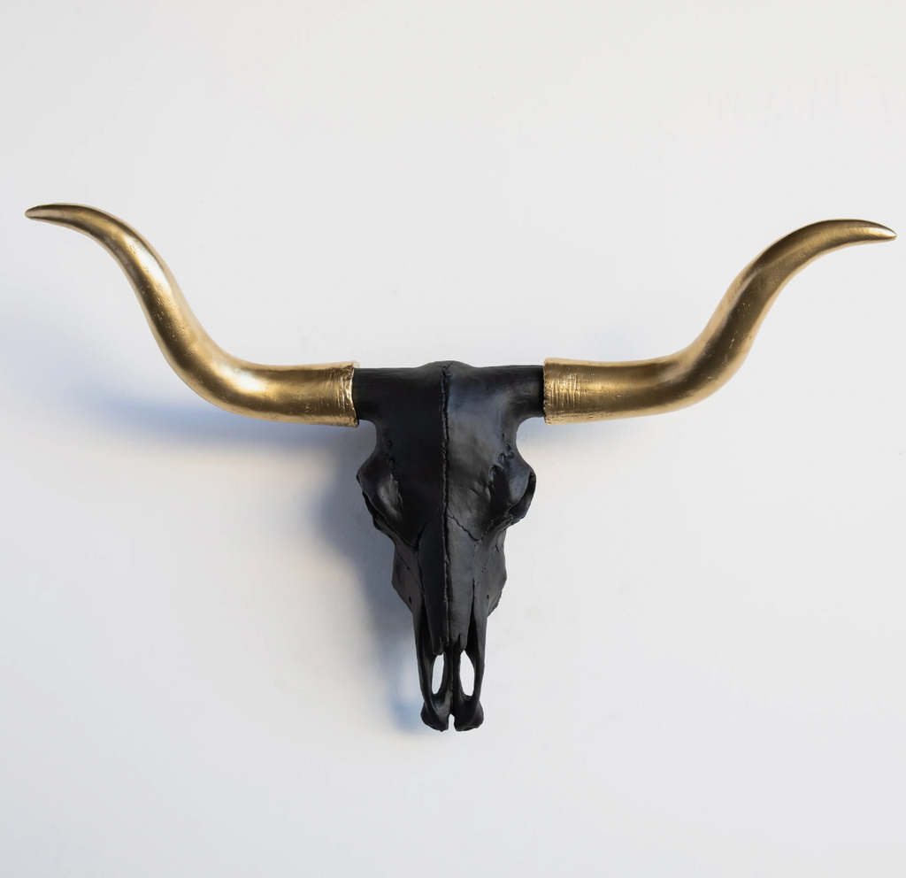 Faux Texas Longhorn Skull