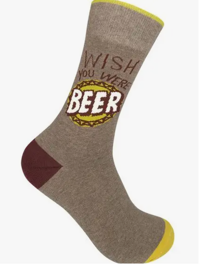 Wish You Were Beer Socks