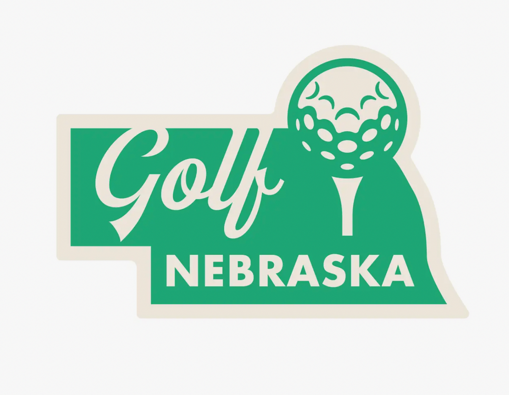 Golf Nebraska Sticker