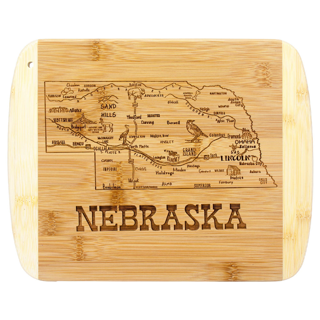 A Slice of Life Nebraska 11" Cutting & Serving Board