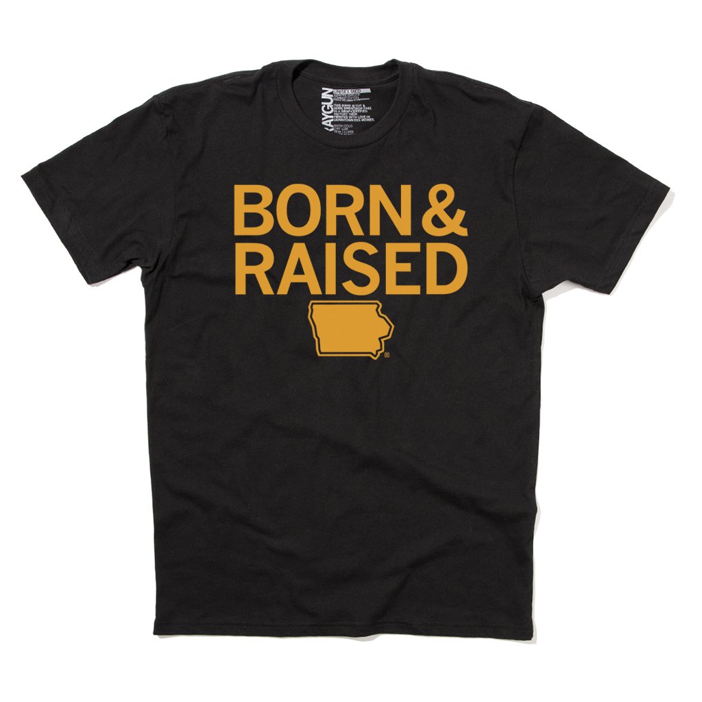 IA: Born & Raised Black T-Shirt